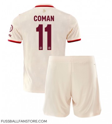Bayern Munich Kingsley Coman #11 Replik 3rd trikot Kinder 2024-25 Kurzarm (+ Kurze Hosen)